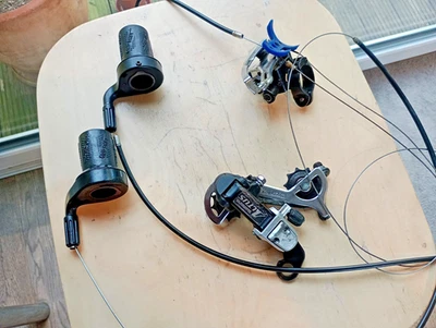 Shimano Altus SIS Schaltwerk Umwerfer Drehgriff  Züge  usw. - Fahrrad - Bild 1 von 4