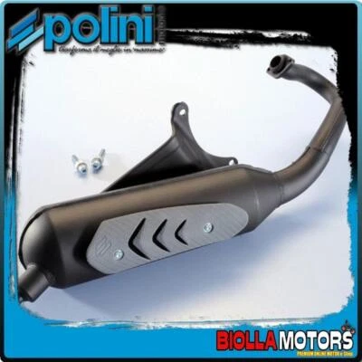 200.0310 MARMITTA SCARICO POLINI PIAGGIO NRG Power DD OMOLOGATA - Immagine 1 di 4