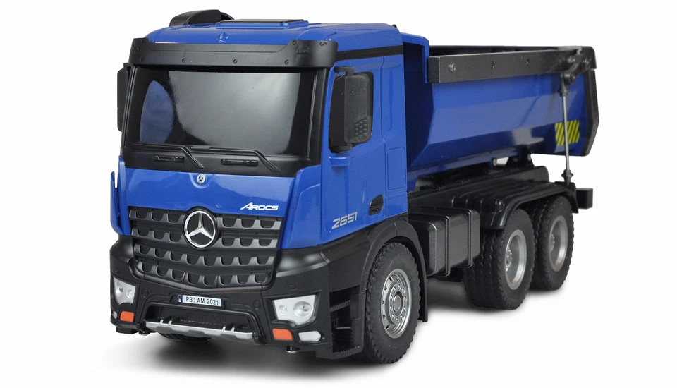 Amewi 22537 Mercedes-Benz Arocs Rc Muldenkipper 1 14 2.4GHz Blau Licht Sound