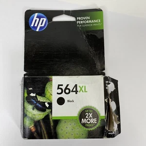 Genuine HP 564XL Black Ink Cartridge Exp 02/2014 - Open Box - Picture 1 of 9