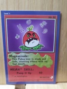 PUKEY-MON 🏆2000 Pacific #55 Trading Card🏆FREE POST