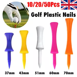 Plastic Castle Golf Tees All Colours/Sizes - Packs of 10-50 Golf Tees - Picture 1 of 16