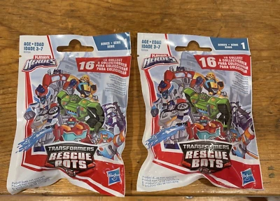 Two Playskool Heroes Transformers Rescue Bots Blind Bags Series 1 -New Sealed - Image 1 of 4