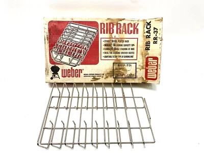 Vintage Novo NOS Weber RR 37 Grelha Rib Rack - Imagem 1 de 4