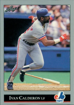 1992 Leaf - Gold #283 Ivan Calderon /5 - Image 1 of 2