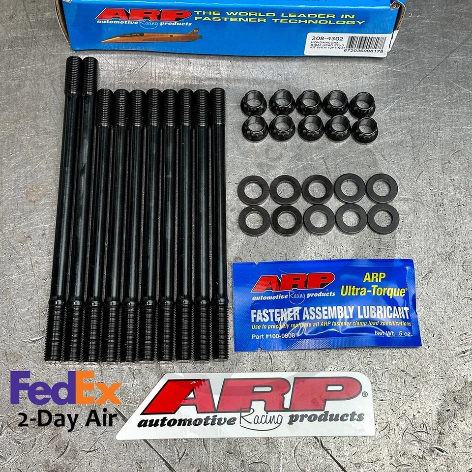 ARP 208-4302 Head stud kit Integra LS RS GS B18A B18B B20B bolts Honda or Acura