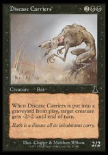 Magic/mtg disease carriers urza's destiny foil! french