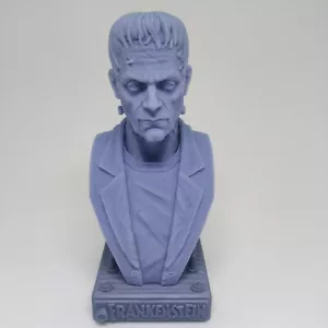 3D bedruckt - unbemalt - Frankenstein Büste - Maßstab 1/6 +1/4 - Bild 1 von 4