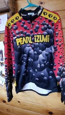 Pearl Izumi Rare Design Mens XL Print Full Zip Cycling Bike Jacket - Image 1 of 3