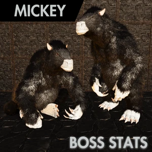 Ark Ascended Boss Mickey Megatherium High Stats Adult PVE XBOX PS5 PC
