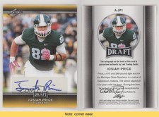 2017 Leaf Draft Auto Gold Josiah Price #A-JP1 Auto