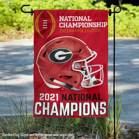 UGA Bulldogs College Football 2021 National Champions Garden Banner Cover