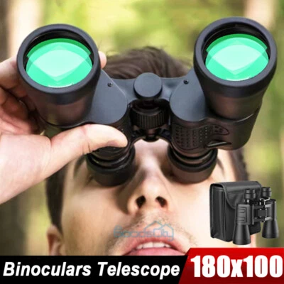 Binoculars 180X100 Long Range Telescope HD Portable Eyepieces Civil Night Vision - Image 1 of 4