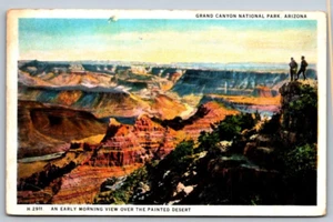 White Border Postcard Grand Canyon National Park Painted Desert Arizona - Picture 1 of 2