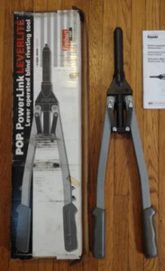 Pop POWERLINK LEVERLITE Lever Operated Blind Riveter Riveting Tool - TESTED - Picture 1 of 3