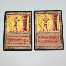 MTG 2X Gaea's Touch the dark green MAGIC card lot