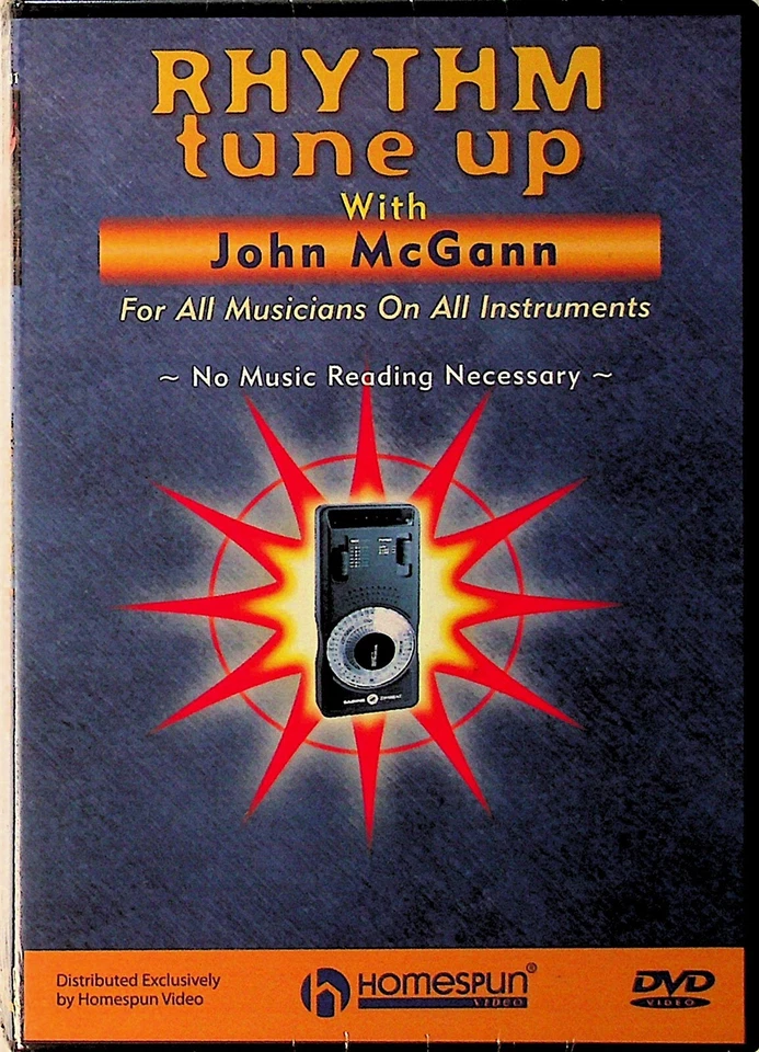 Rhythm Tune Up With John McGann -DVD -NEW (Guitar Etc/Celtic/Funk/Learn Tempo)  - Image 1 of 2