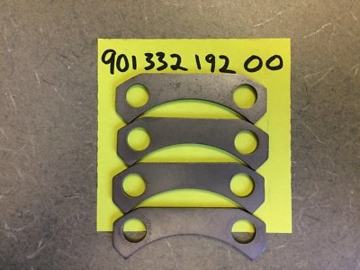 LOT OF 4 NICE ORIGINAL GENUINE PORSCHE 911 912 CV AXLE LOCK PLATES LOBRO NLA - Image 1 of 2