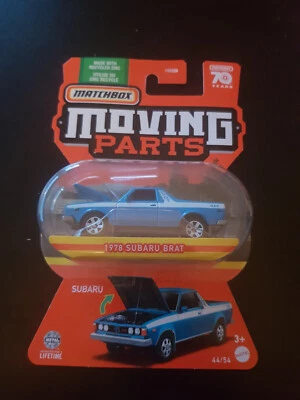 Matchbox Moving Parts: 1978 Subaru Brat blau/weiss OVP - Bild 1 von 2