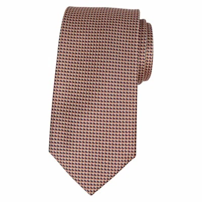 Corbata de diseñador clásica micro tejida naranja 3,25 PERRY ELLIS PORTAFOLIO para hombre Foto 1 de 4