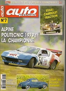 AUTO PASSION 7 S3 PEUGEOT 203 COUPE 53 CITROEN 11 BL CABRIO TALBOT LAGO T26 A310 - Bild 1 von 1