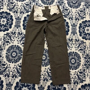 Vintage WWII US Army Wool Field Trousers WW2 Officer Pants 32x30 - Picture 1 of 12