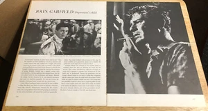 JOHN GARFIELD - Vintage 2- Seiten Buchausschnitt - Bild 1 von 1