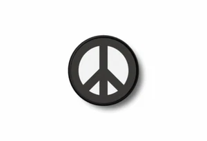 Patch badge embroidered border printed morale iron on applique peace and love - Imagen 1 de 1