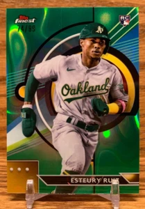 ESTEURY RUIZ Lava Green /99 Refractor Rookie | 2023 Topps Finest Dodgers A's - Bild 1 von 2