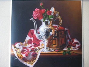Glafke Still Life Limited Edition Print, Numbered And Signed, 35/295 - Picture 1 of 5