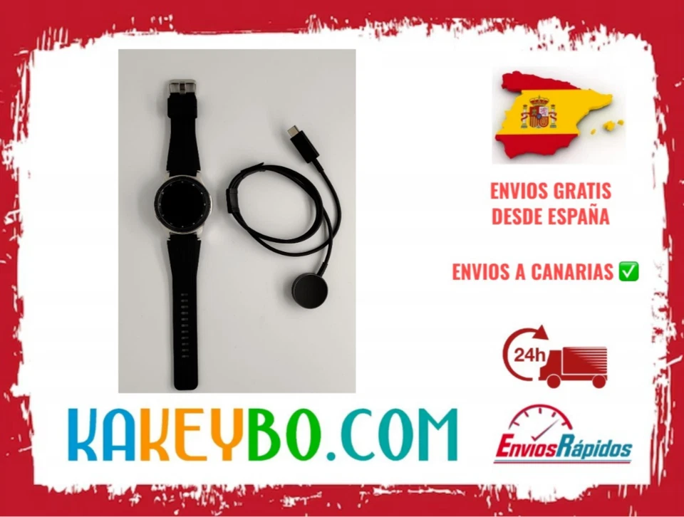 Reloj inteligente ORIGINAL Samsung Galaxy Watch SM-R800 SAMOLED GPS 46 mm 24H - Imagen 1 de 1