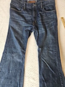Levis 527 Jeans Herren 38x32 Original Bootcut Western Low Rise Light Wash Y2K 90s - Bild 1 von 9