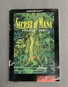 Secret of Mana (SNES, 1993) Instruction Booklet Manual Only Original - Nintendo - Zdjęcie 1 z 7