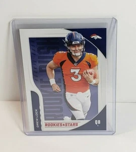 2019 PANINI ROOKIES & STARS RED FOIL ROOKIE RUSH DREW LOCK#RR-DL - Picture 1 of 2