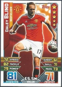 TOPPS MATCH ATTAX 2015-16- #171-MANCHESTER UNITED-DALEY CIEG - Imagen 1 de 1