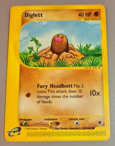 Diglett # 106/165 Common Expedition Base-Set 2002 EN Near Mint to Mint Vintage - Bild 1 von 3