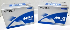 2 -Yashica MF-2 Super Film Cameras Black - Parts/Repair - Picture 1 of 8