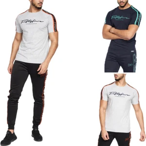 Mens T Shirts Crew Neck Short Sleeve CROSS HATCH TRULLSTER Summer Tee S-2XL Top - Picture 1 of 13