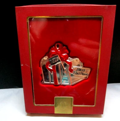 LENOX ADORNO DE NAVIDAD 2008 ANUAL BENDICE ESTA CASA ADORNO BUZÓN NUEVO EN CAJA #1 Foto 1 de 2