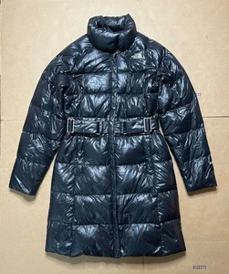 The North Face Women’s M 600 Goose Down Belted Long Puffer Parka Jacket EUC - Picture 1 of 10