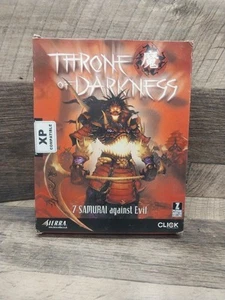 De colección 2001 Throne of Darkness: 7 Samurai Against Evil PC caja grande, Sierra completa! - Imagen 1 de 5