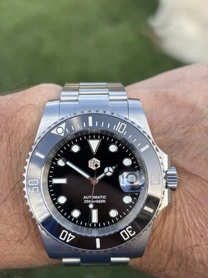 San Martin Submariner SN017-G V3 40.5mm Diver Watch Seiko NH35 Auto Stainless - Image 1 of 4