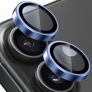 Protector de lente de cámara solo para Apple iPhone 17 anillos mentales lente vidrio templado - Imagen 1 de 15