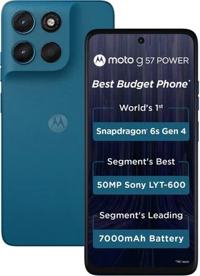 MOTOROLA g57 power 5G (Corsai , 128 GB 8GB ) 6s Gen 4 Processor Global Version. - Image 1 of 4