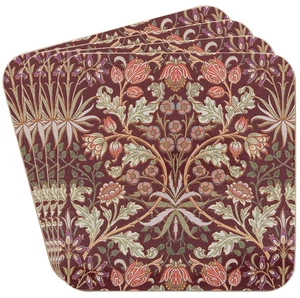 William Morris Limited Edition Hyacinth Coasters New Dining Kitchen Accessories - Picture 1 of 3