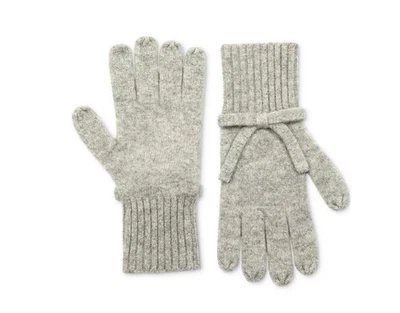 KATE SPADE NY Guantes Mujer Lana Ligeros Tejido Lazo - Gris - Talla Única Foto 1 de 4