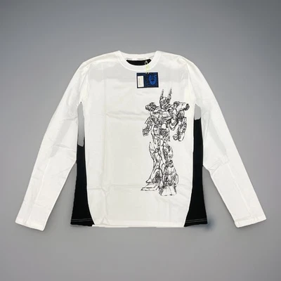 Y2K Deadstock Cyberdog T Shirt Men’s XL Slim Stretch Long Sleeve Goth Rave  - Image 1 of 4