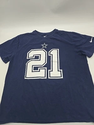 Camiseta Dallas Cowboys Para Hombre Talla XXL Azul Nike Elliot #21 NFL Fútbol.35921 Foto 1 de 4