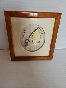 Classic Winnie The Pooh 3D Framed Art John Ellam Vtg - Picture 1 of 7