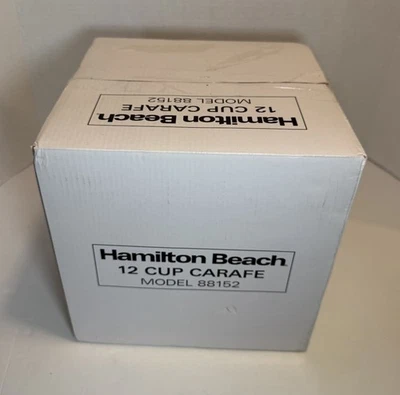 Hamilton Beach 12 Cup Glass Carafe for Model 43255, 88152, 990117800 - Image 1 of 2